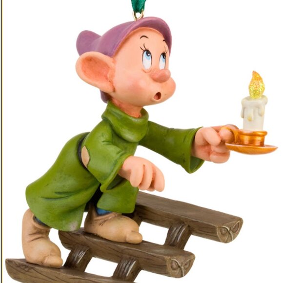 Dopey on Stairs' Disney Store Ornament - Picture 1 of 8
